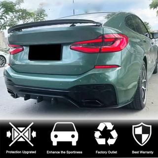 Aizmugurējā bampera difuzors V2 (M-Sport 2017-2020, oglekļa šķiedra) BMW 6. sērija G32 2017– foto 3