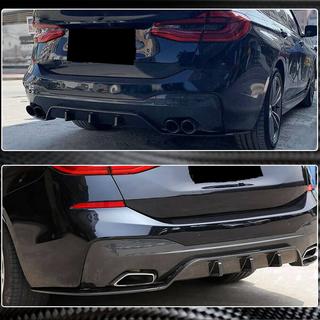 Aizmugurējā bampera difuzors V2 (M-Sport 2017-2020, oglekļa šķiedra) BMW 6. sērija G32 2017– foto 4