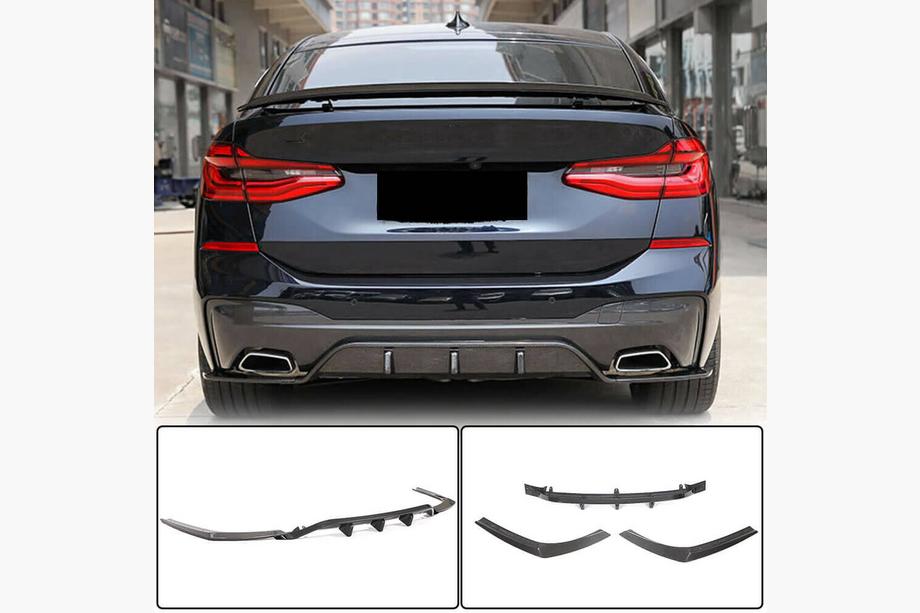 BMW 6. sērija G32 2017– Aizmugurējā bampera difuzors V2 (M-Sport 2017-2020, oglekļa šķiedra) Image