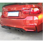 BMW 3. sērija F30/F31 2012–2019 Aizmugurējā bufera difuzors V2 (F80, karbons) foto 5