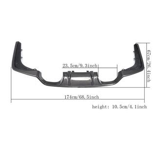 Aizmugurējā bufera difuzors V2 (F80, karbons) BMW 3. sērija F30/F31 2012–2019 foto 2