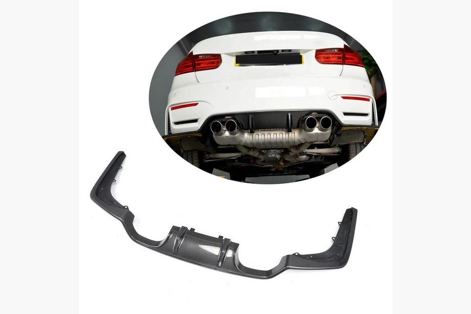 BMW 3. sērija F30/F31 2012–2019 Aizmugurējā bufera difuzors V2 (F80, karbons) Image