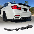 BMW 3. sērija F30/F31 2012–2019 V5 aizmugurējā bampera difuzors (F80, oglekļa šķiedra) foto 1