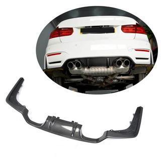 Aizmugurējā bampera difuzors V3 (F80, oglekļa šķiedra) BMW 3. sērija F30/F31 2012–2019 foto 2