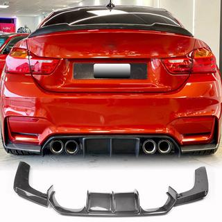 Aizmugurējā bampera difuzors V6 (F80, oglekļa šķiedra) BMW 3. sērija F30/F31 2012–2019 foto 1