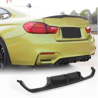 Aizmugurējā bampera difuzors V8 (F80, oglekļa šķiedra) BMW 3. sērija F30/F31 2012–2019 foto 2