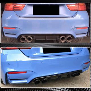 Aizmugurējā bampera difuzors V10 (F80, oglekļa šķiedra) BMW 3. sērija F30/F31 2012–2019 foto 2