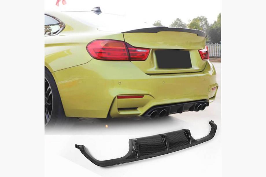 BMW 3. sērija F30/F31 2012–2019 Aizmugurējā bufera difuzors FRP V15 (F80) Image