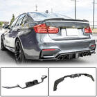 BMW 3. sērija F30/F31 2012–2019 V12 aizmugurējā bampera difuzors (F80, karbons) foto 1