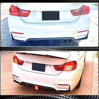 V12 aizmugurējā bampera difuzors (F80, karbons) BMW 3. sērija F30/F31 2012–2019 foto 3
