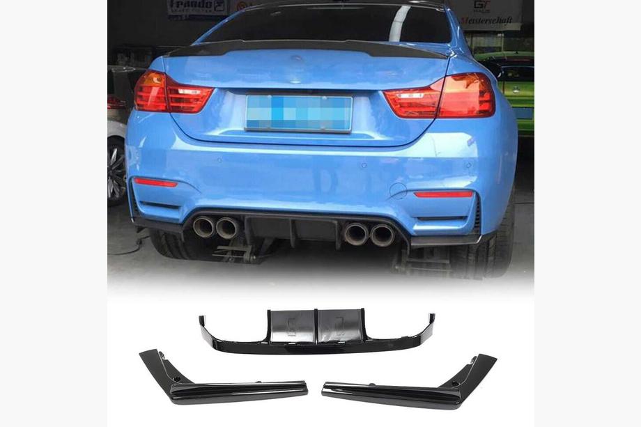 BMW 3. sērija F30/F31 2012–2019 ABS aizmugurējā bufera difuzors V14 (F80) Image