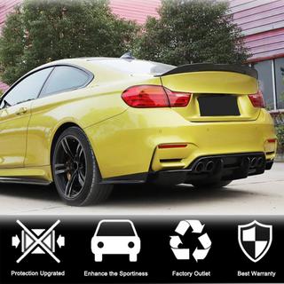 Aizmugurējā bampera difuzors V1 (F82/F83, oglekļa šķiedra) BMW 4 sērija F32/F33/F36 2012–2020 foto 2