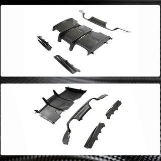 Aizmugurējā bampera difuzors V1 (F82/F83, oglekļa šķiedra) BMW 4 sērija F32/F33/F36 2012–2020 foto 4
