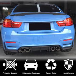 Aizmugurējā bampera difuzors V4 (F82/F83, oglekļa šķiedra) BMW 4 sērija F32/F33/F36 2012–2020 foto 4