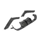 BMW 4 sērija F32/F33/F36 2012–2020 Aizmugurējā bampera difuzors V5 (F82/F83, oglekļa šķiedra) foto 9