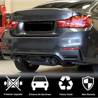 Aizmugurējā bufera difuzors V7 (F82/F83, oglekļa šķiedra) BMW 4 sērija F32/F33/F36 2012–2020 foto 2