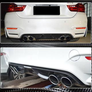 Aizmugurējā bufera difuzors V7 (F82/F83, oglekļa šķiedra) BMW 4 sērija F32/F33/F36 2012–2020 foto 3