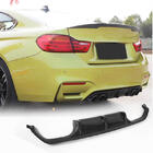 BMW 4 sērija F32/F33/F36 2012–2020 Aizmugurējā bampera difuzors Carbon V9 (F82/F83) foto 2
