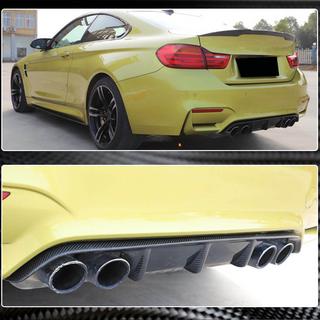 Aizmugurējā bufera difuzors V10 (F82/F83, karbons) BMW 4 sērija F32/F33/F36 2012–2020 foto 1