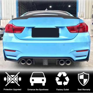 Aizmugurējā bufera difuzors V12 (F82/F83, oglekļa šķiedra) BMW 4 sērija F32/F33/F36 2012–2020 foto 2