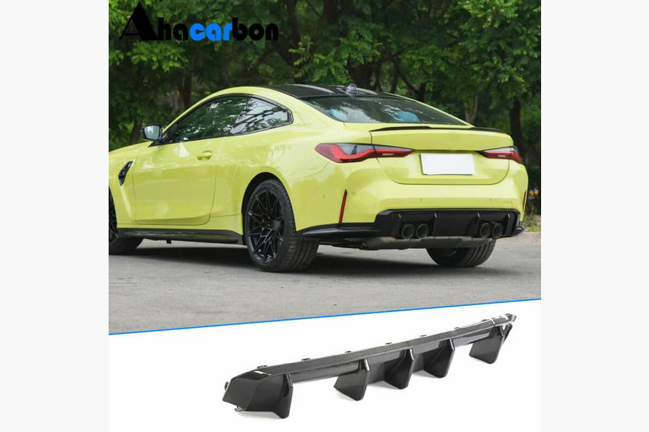 BMW 3. sērija G20/G21 2018– Aizmugurējā bufera difuzors V1 (G80, oglekļa šķiedra) Image