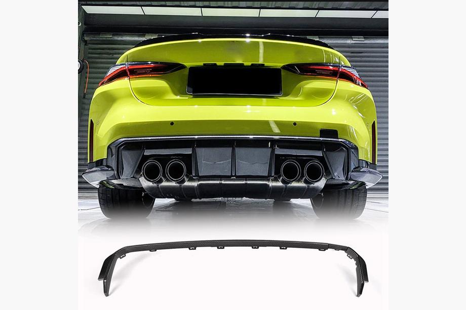BMW 4. sērija G22/23/26 2020– Aizmugurējā bampera difuzors V3 (G82/G83, oglekļa šķiedra) Image
