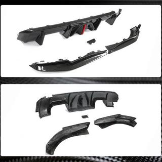 Aizmugurējā bampera difuzors V4 (G82/G83, oglekļa šķiedra) BMW 4. sērija G22/23/26 2020– foto 4