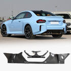 BMW 2. sērija G42 2021– Aizmugurējā bampera difuzors karbona V2 (G87) foto 1