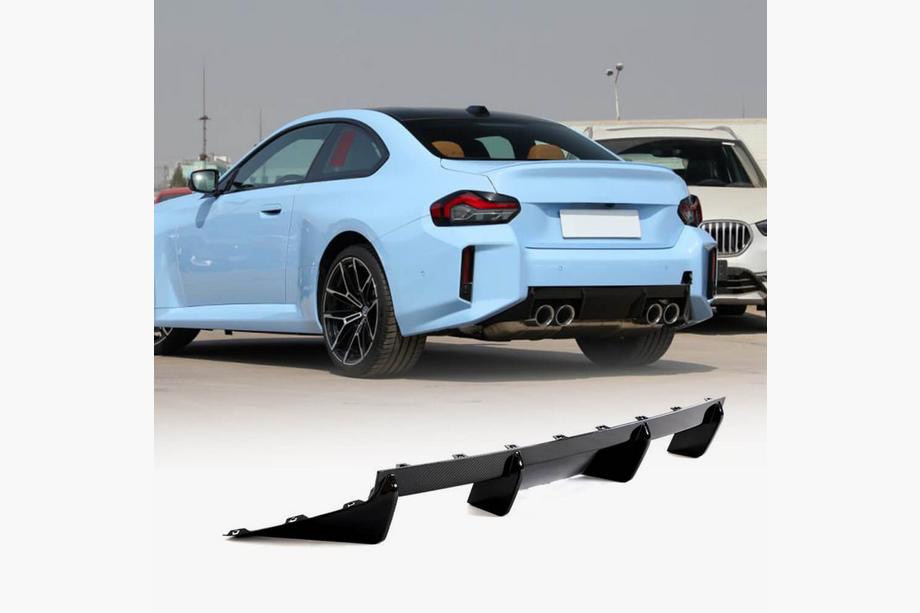 BMW 2. sērija G42 2021– Aizmugurējā bampera difuzors sausais karbons V5 (G87) Image
