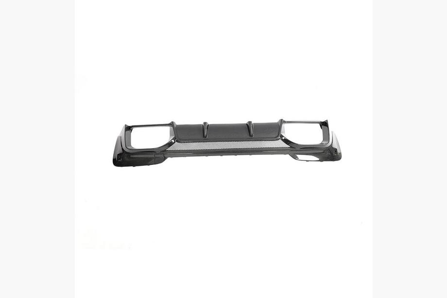 BMW X3 G01 2018– Aizmugurējā bufera difuzors V1 (F97 2018-2021, karbons) Foto 3