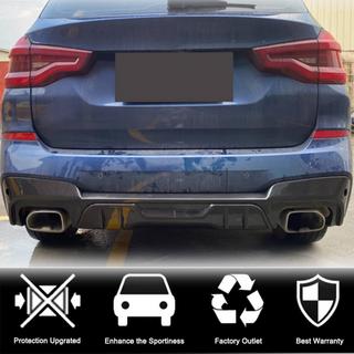 Aizmugurējā bampera difuzors (oriģinālajam M-Sport 2018-2021, oglekļa šķiedra) foto 2