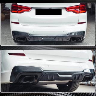 Aizmugurējā bampera difuzors (oriģinālajam M-Sport 2018-2021, oglekļa šķiedra) foto 4