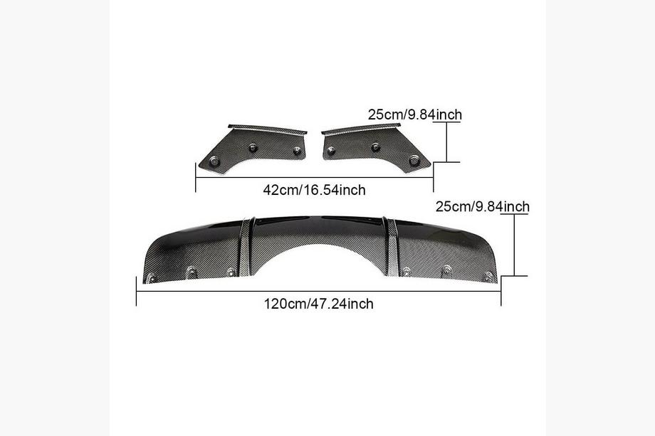 BMW X5 F15 2013–2018 Aizmugurējā bampera difuzors V3 (M-Sport, oglekļa šķiedra) Foto 8
