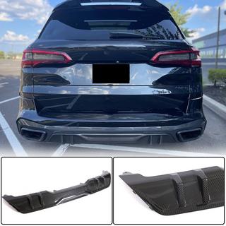 Aizmugurējā bampera difuzors V1 (2018-2022, īsts karbons) BMW X5 G05 2019–2026 foto 1