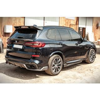 Aizmugurējā bampera difuzors V2 (2018-2022, īsts karbons) BMW X5 G05 2019–2026 foto 2
