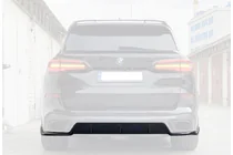 BMW X5 G05 2019–2026 Aizmugurējā bufera difuzors V2 (2018-2022, melns spīdīgs) foto 3