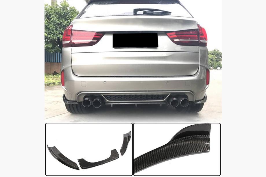 BMW X5 F15 2013–2018 Aizmugurējā bampera difuzors FRP V5 (F85) Image