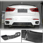BMW X6 F16 2014–2019 Aizmugurējā bampera difuzors V2 (M-Sport, oglekļa šķiedra) foto 1
