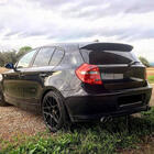 BMW 1. sērija E81/E82/E87/E88 2004–2011 Aizmugurējā stikla spoilers no ABS (E81/E87) foto 2