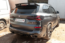 BMW X5 G05 2019–2026 Aizmugurējā stikla spoilers V3 (Īsta oglekļa šķiedra) foto 10
