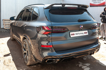 BMW X5 G05 2019–2026 Aizmugurējā stikla spoilers V3 (Īsta oglekļa šķiedra) foto 11