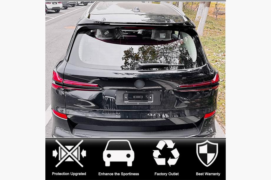 BMW X5 G05 2019–2026 Aizmugurējā loga spoilers LCI-Style V5 (spīdīgi melns) Foto 2