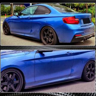 Sliekšņu uzlikas (M-Sport, oglekļa šķiedra) BMW 2. sērija F22/F23 2014–2021 foto 4