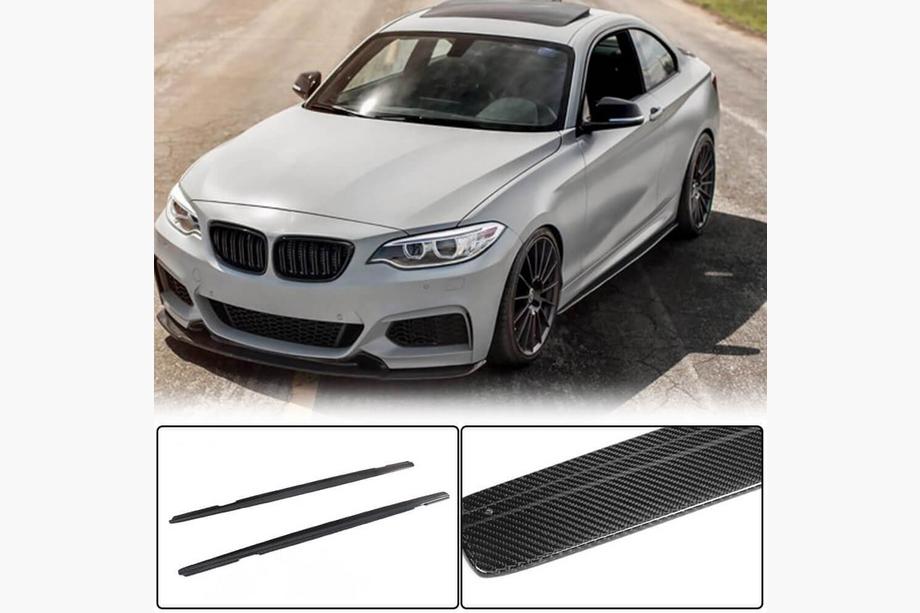 BMW 2. sērija F22/F23 2014–2021 Sliekšņu uzlikas (M-Sport, oglekļa šķiedra) Image