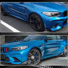 BMW 2. sērija F22/F23 2014–2021 Oglekļa V5 sliekšņu uzlikas (M-Competition) foto 5