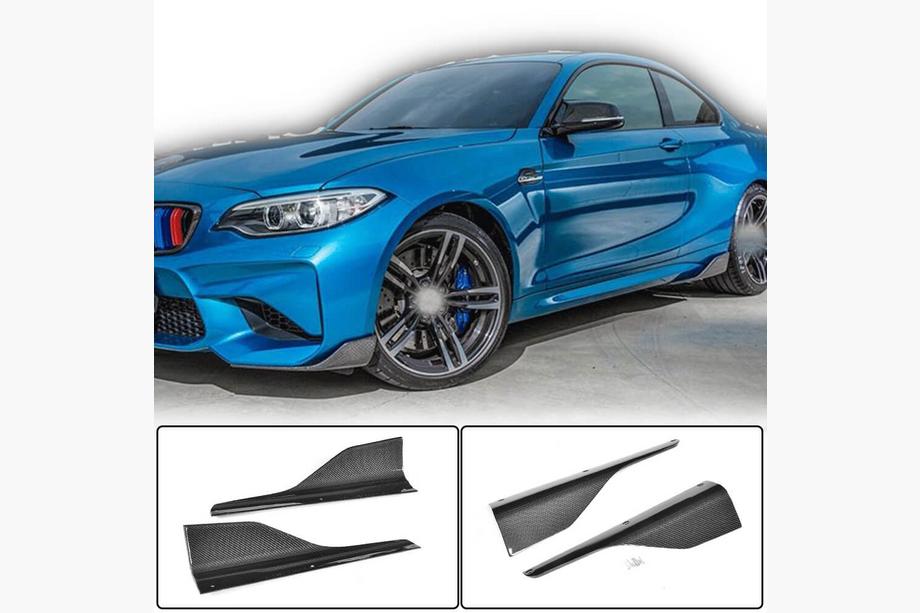 BMW 2. sērija F22/F23 2014–2021 Oglekļa V5 sliekšņu uzlikas (M-Competition) Image