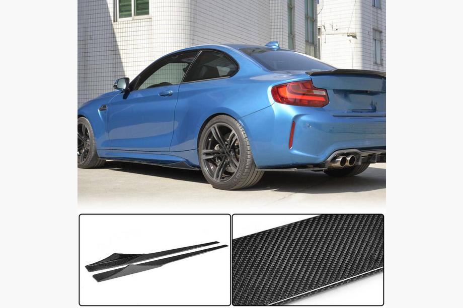 BMW 2. sērija F22/F23 2014–2021 Sliekšņu uzlikas V1 (F87, oglekļa šķiedra) Image