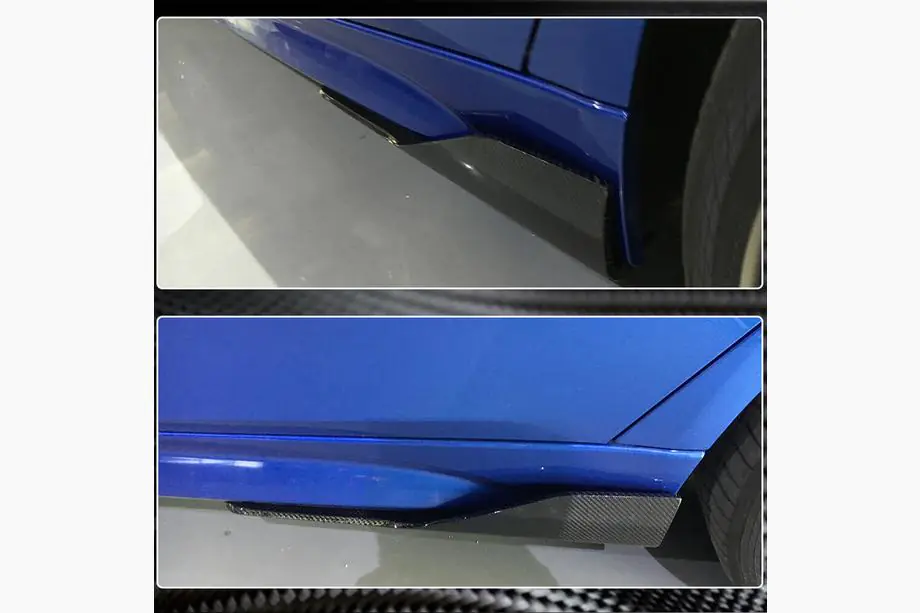 BMW 3. sērija F30/F31 2012–2019 Sānu sliekšņu uzlikas V2 (M-Sport sliekšņiem, karbon) Foto 4