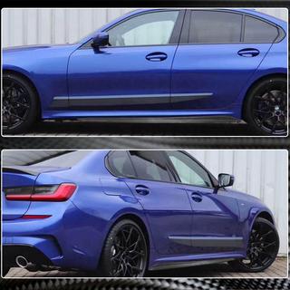 Sliekšņu uzlikas V4 (G20 M-Sport, oglekļa šķiedra) BMW 3. sērija G20/G21 2018– foto 2