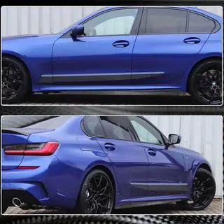Sliekšņu uzlikas V4 (G20 M-Sport, oglekļa šķiedra) foto 2
